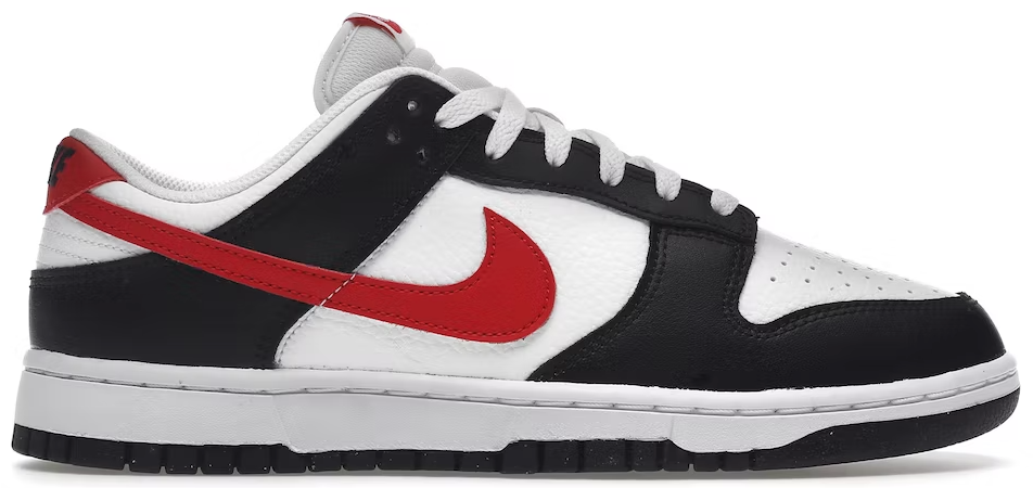 Nike Dunk Low Retro Red Swoosh Panda PALISADES