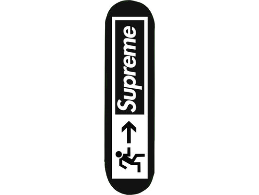 Supreme Exit Skateboard Black Deck